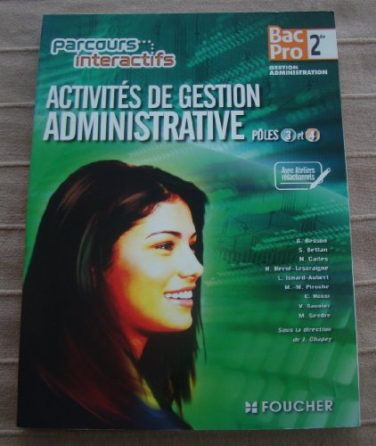 Activités de gestion adminsitrative