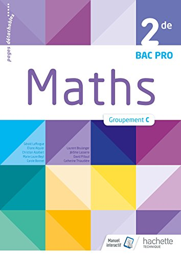 Maths 2de BAC PRO groupement C