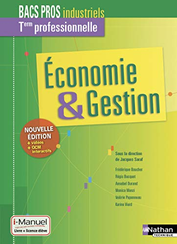 Economie-Gestion Tle Bacs Pros industriels