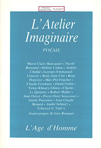 L'Atelier imaginaire : Poèmes et réflexions