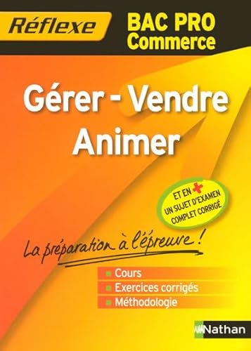 Gérer Vendre - Animer