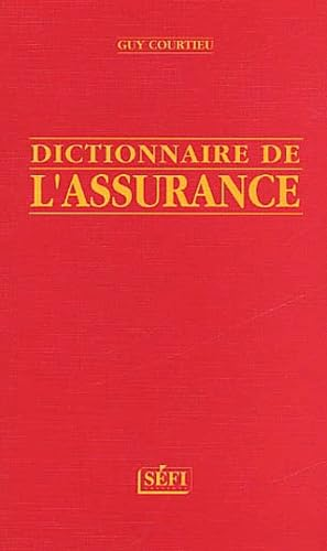 Dictionnaire de l'assurance