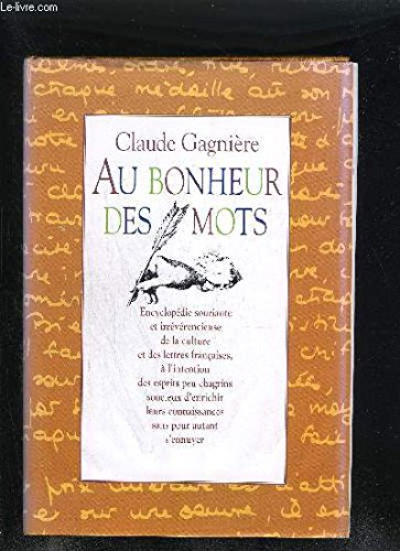 Au bonheur des mots