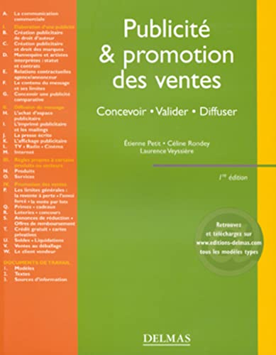 Publicité et promotion des ventes : concevoir, valider, diffuser