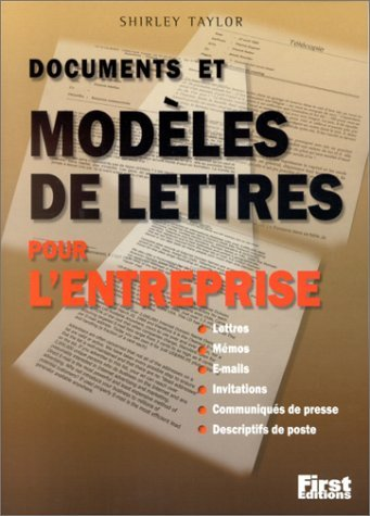 Documents et modèles de lettres