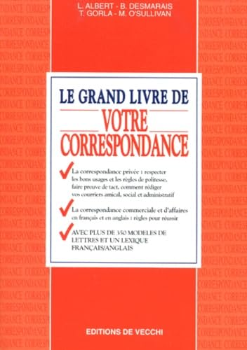 Le grand livre de votre correspondance