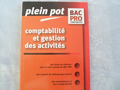 Comptabilité et gestion des activités BAC PRO comptabilité