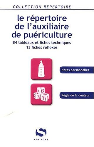 Le répertoire de l'auxiliaire de puériculture