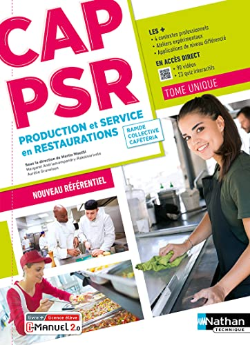 CAP PSR Production et Service en Restaurations